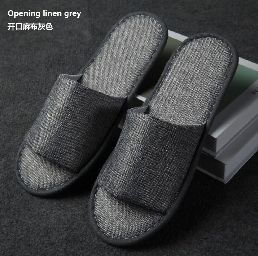 Thickness wrap-around linen Slippers - Image 3