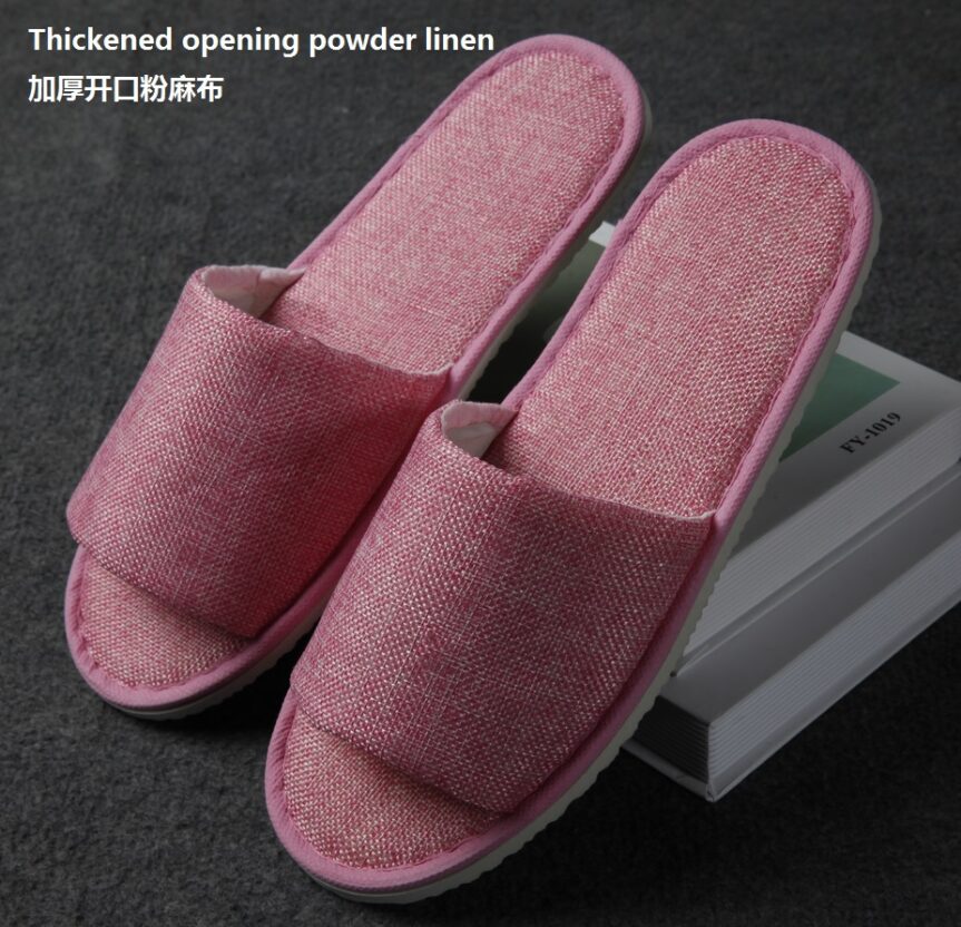 Thickness wrap-around linen Slippers - Image 8