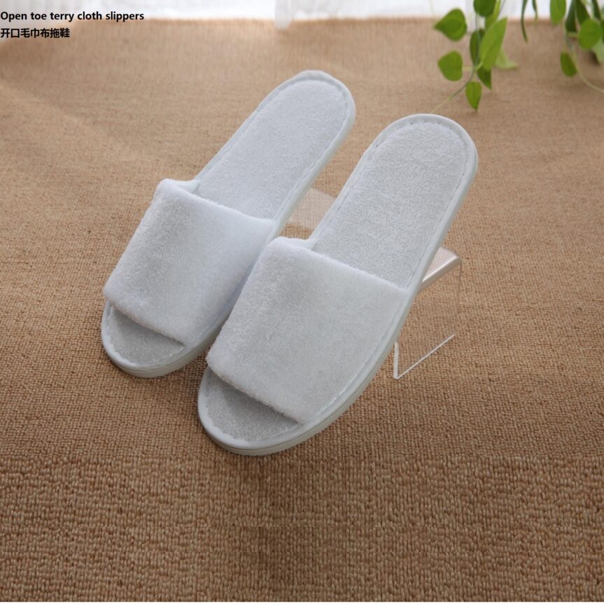 Towel Cloth Slip-on Slippers - Image 3