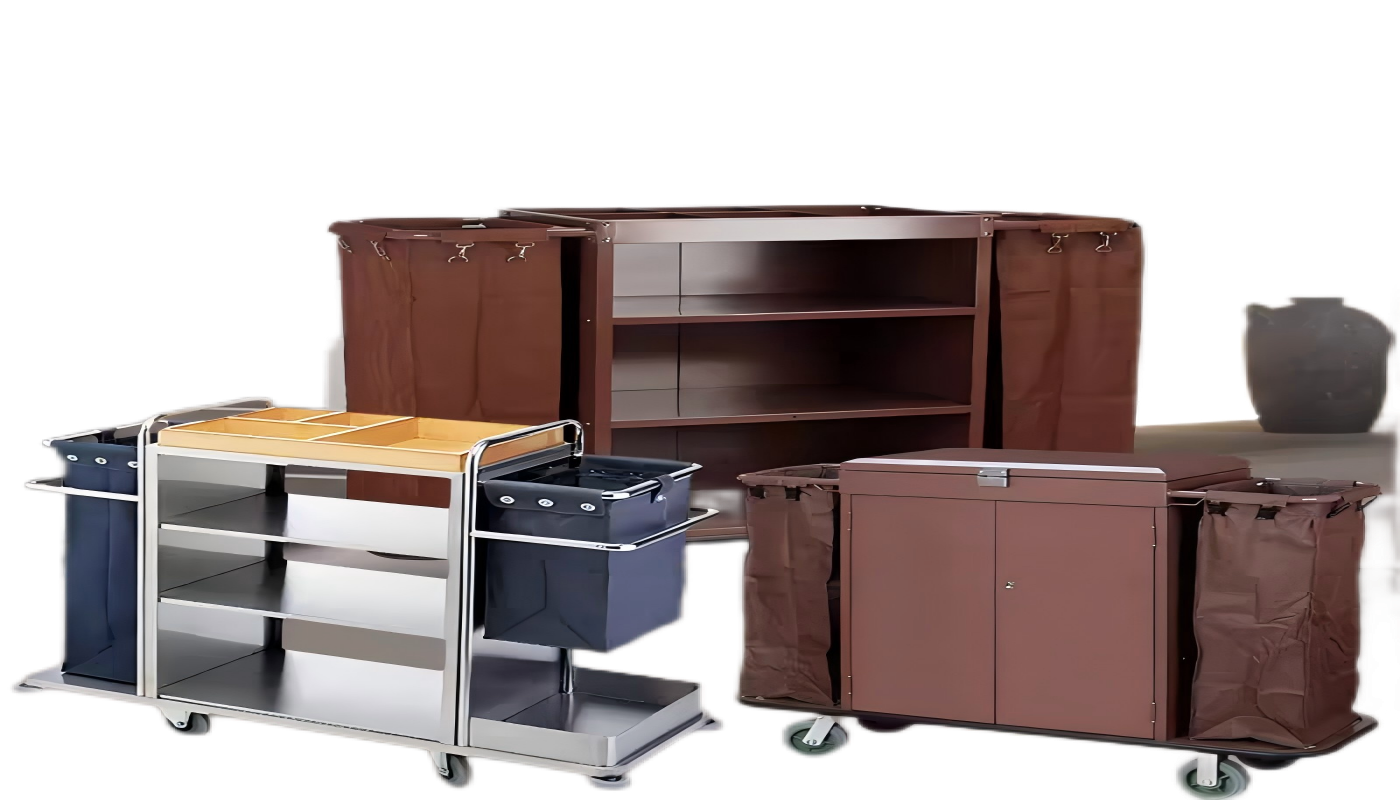 Hotel Cleaning Trolleys: The Unsung Heroes of Spotless Stays Hotel Cleaning Trolleys: The Unsung Heroes of Spotless Stays